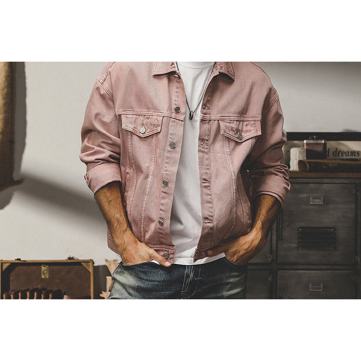 Men's American Classic Vintage Denim Jacket