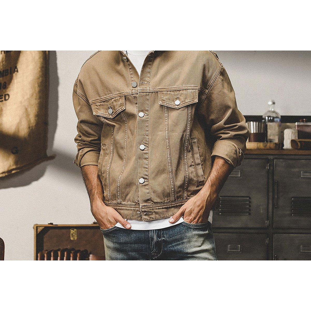 Men's American Classic Vintage Denim Jacket
