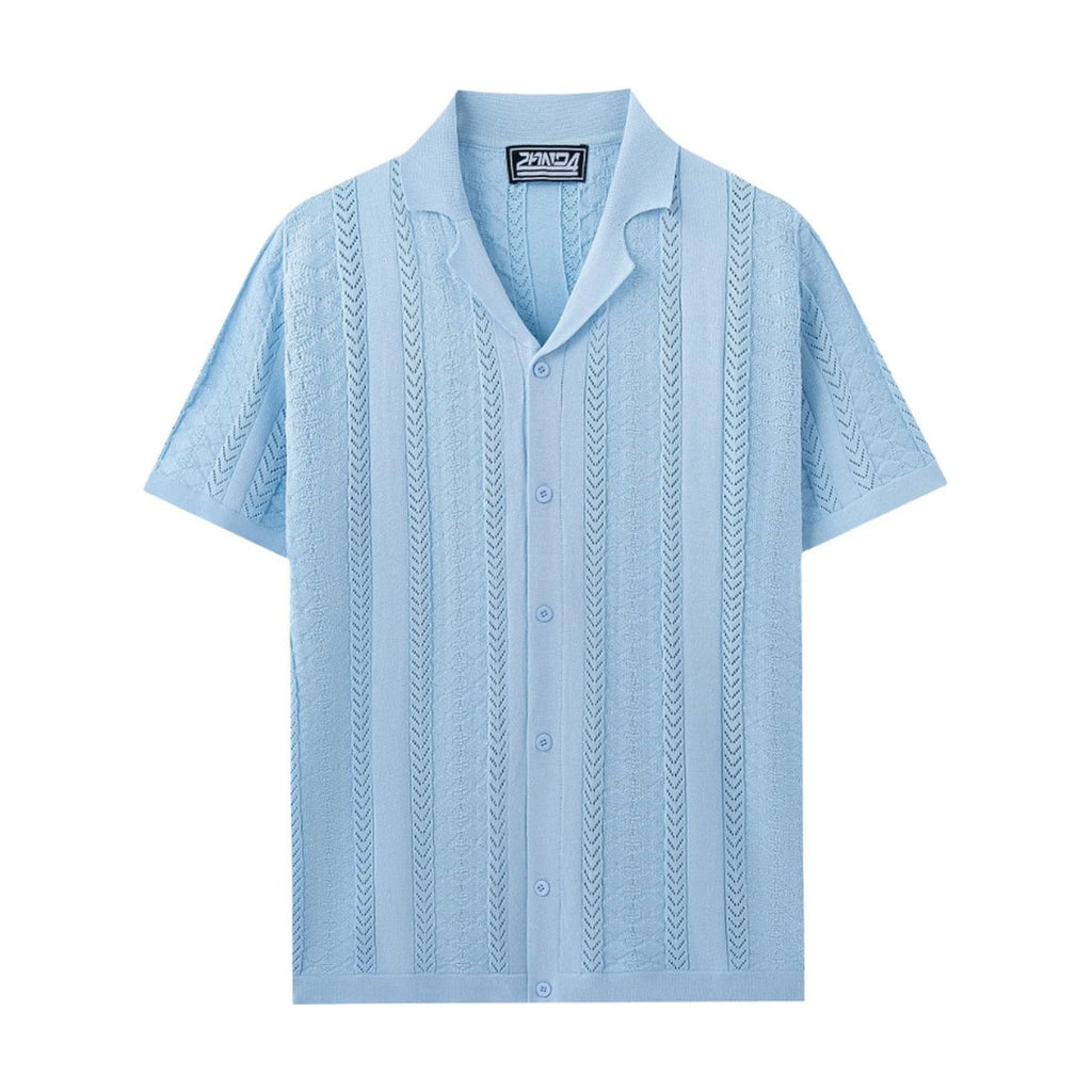 Men's Breathable Casual Cardigan Polo Shirt
