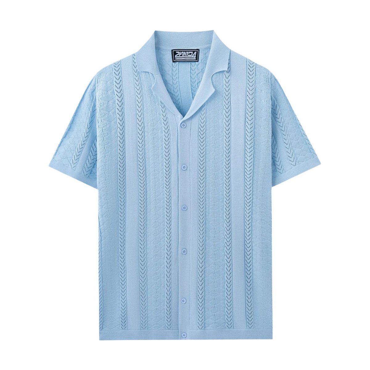 Men's Breathable Casual Cardigan Polo Shirt