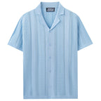 Men's Breathable Casual Cardigan Polo Shirt