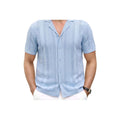 Men's Breathable Casual Cardigan Polo Shirt