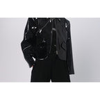 Men's Bright PU Leather Jacket