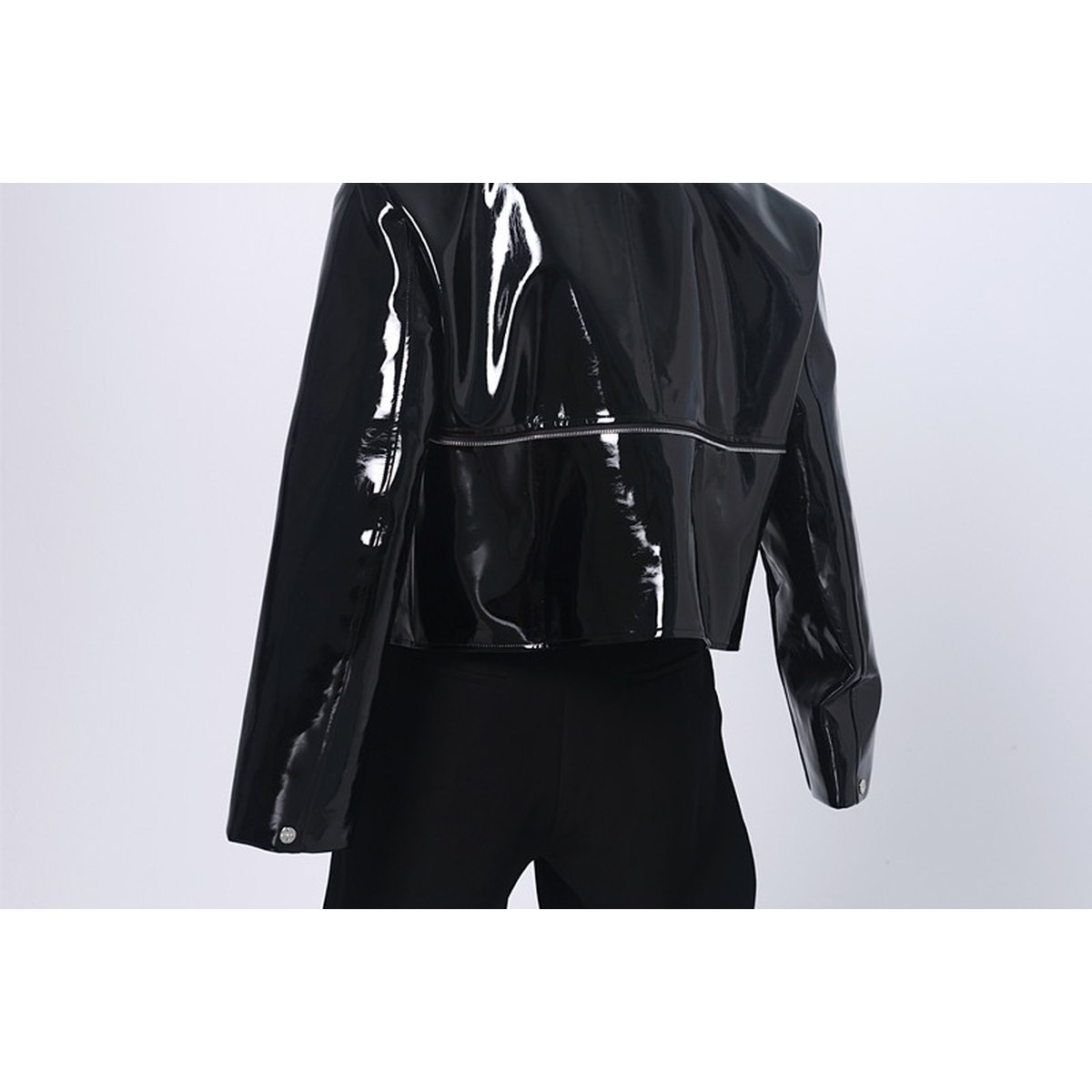 Men's Bright PU Leather Jacket