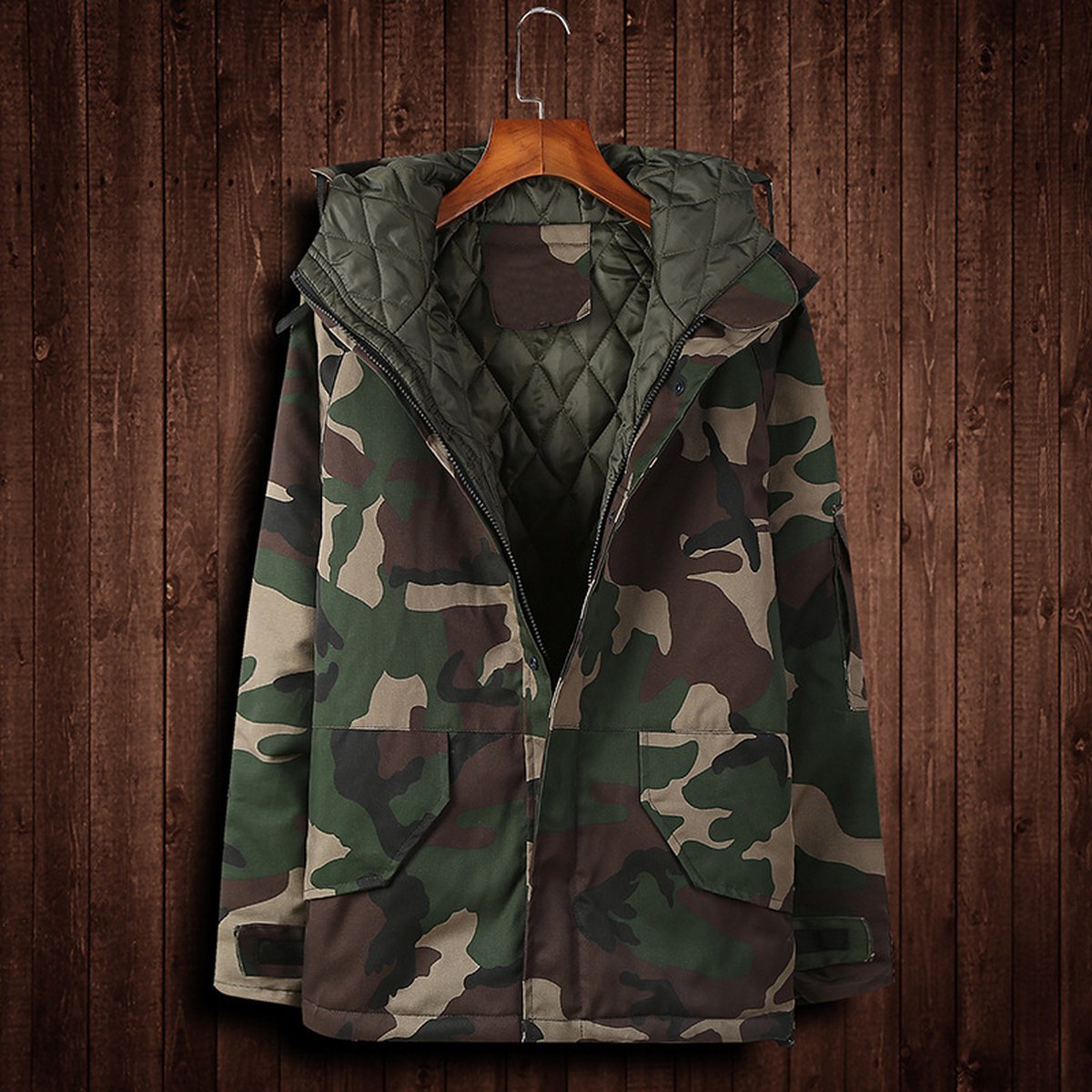 Men's Camouflage Cotton Jacket