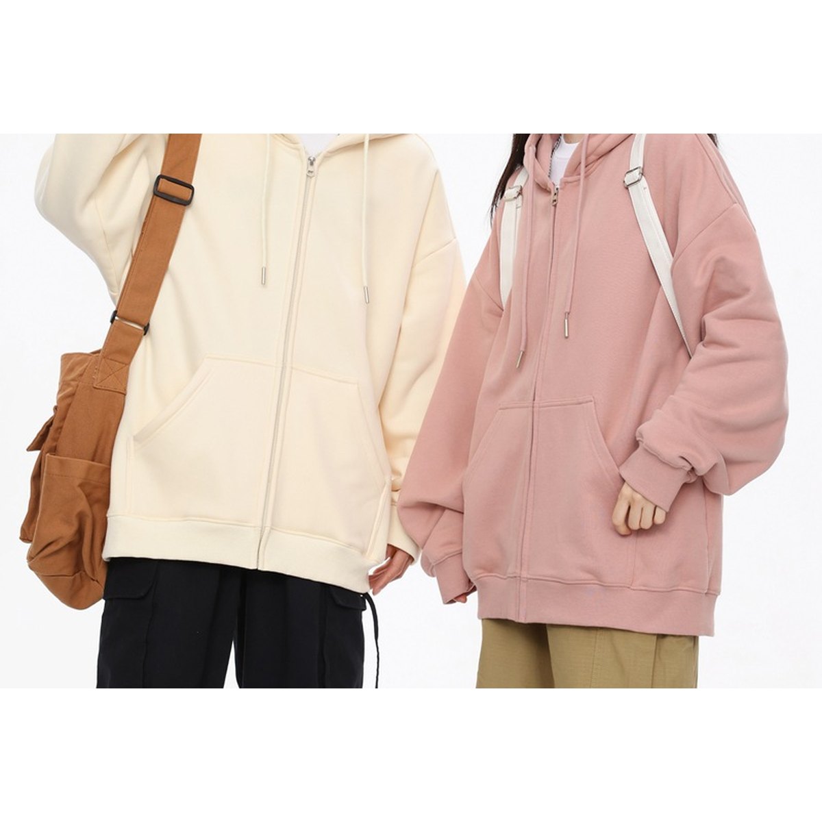 Men's Casual Hooded Cardigan Sweatshirt