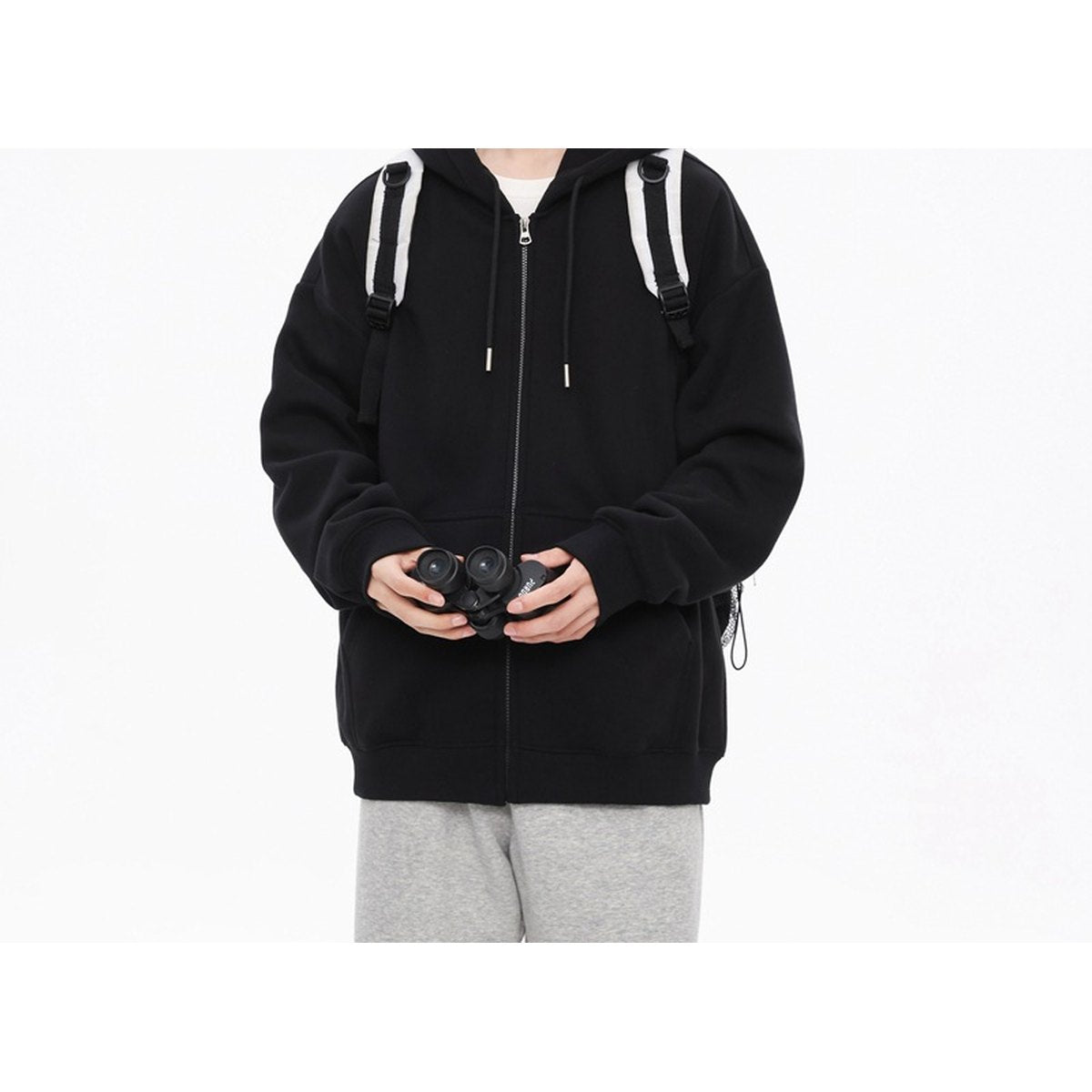 Men's Casual Hooded Cardigan Sweatshirt