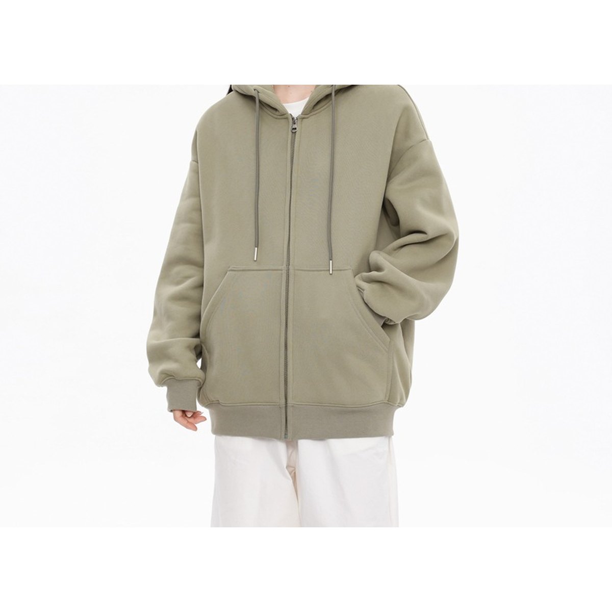 Men's Casual Hooded Cardigan Sweatshirt