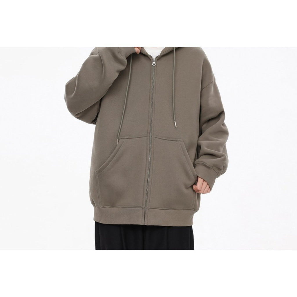 Men's Casual Hooded Cardigan Sweatshirt