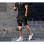 Men's Casual Shirt and Shorts Set