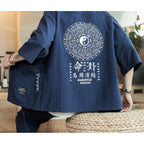 Men's Chinese Cardigan Hanfu Young Casual