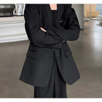 Men's Clean Well-fitted Black Blazer