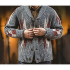 Men's Lapel Sweater Jacket