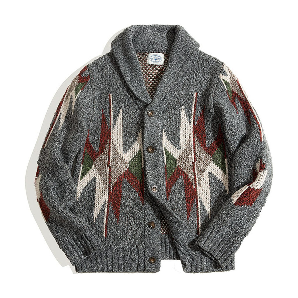 Men's Lapel Sweater Jacket
