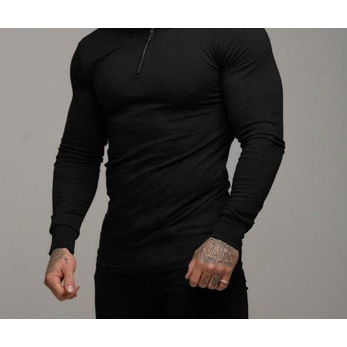 Men's Long-Sleeve Polo Shirt