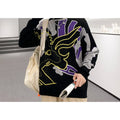 Men's Oversized Patterned Sweater