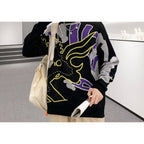Men's Oversized Patterned Sweater