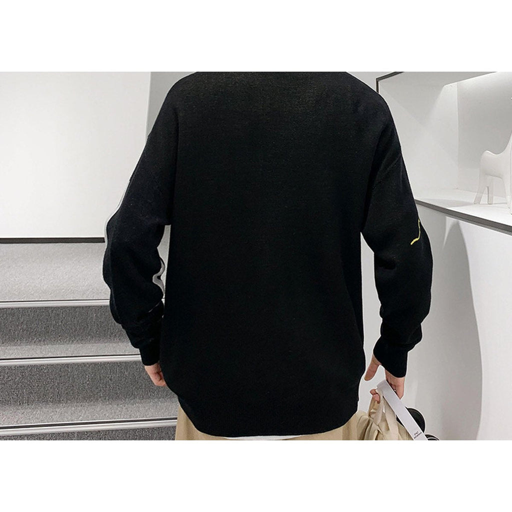 Men's Oversized Patterned Sweater