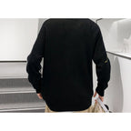 Men's Oversized Patterned Sweater