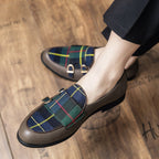 Men's Plaid Loafers