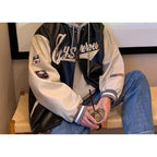 Men's PU Leather Baseball Jacket