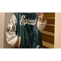 Men's PU Leather Baseball Jacket