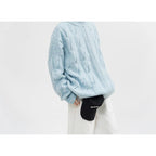 Men's Retro Twist Cardigan Sweater