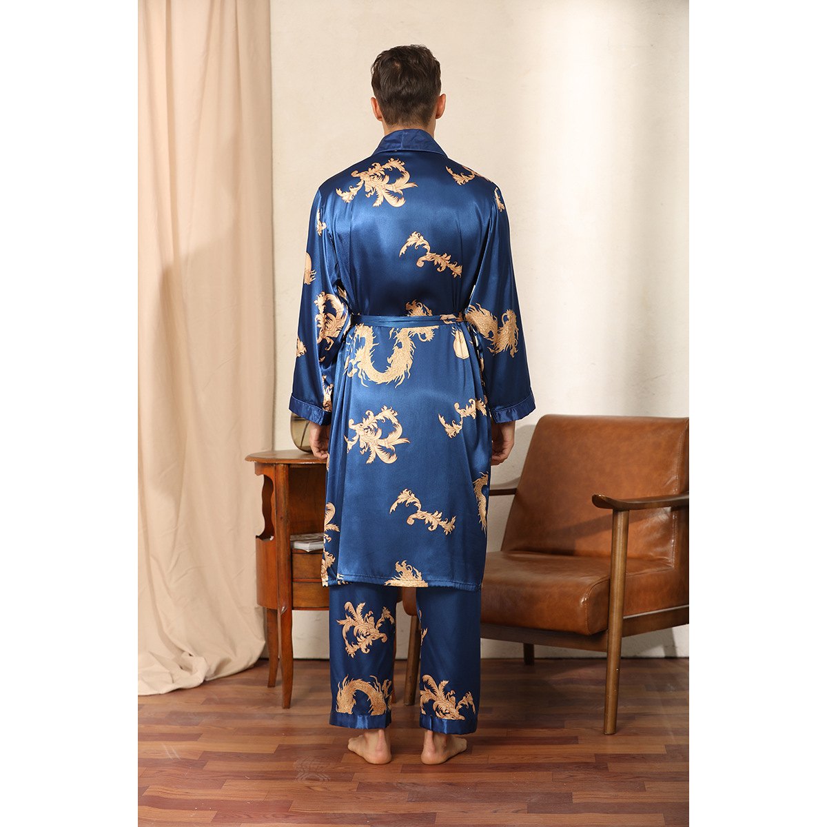 Men's Satin Pyjama Set
