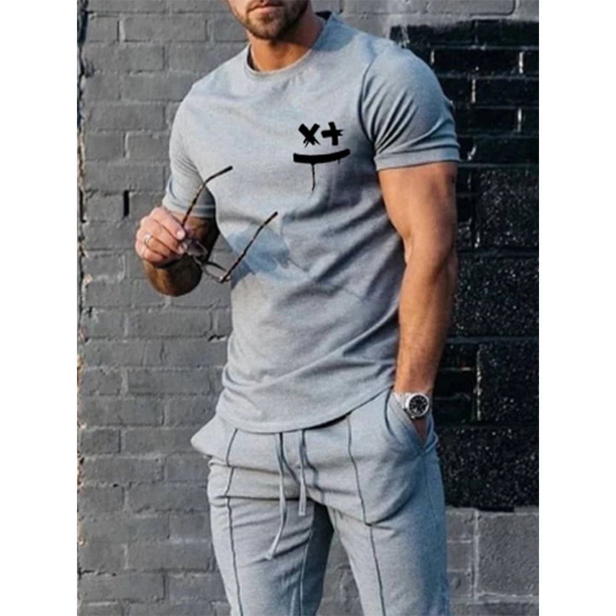 Men's T-Shirt & Shorts Set