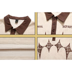Men's Thick Velvet Retro Polo Shirt
