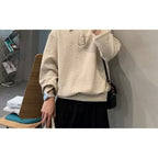 Men's Waffle Collar Sweatshirt