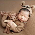Newborn Photo Hat and Doll Set