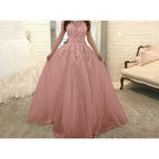 Sleeveless Lace Flower Dress