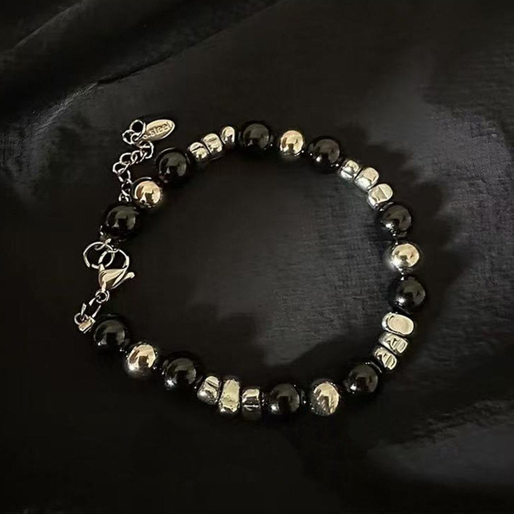 Steel Ball Gravel Stitching Bracelet