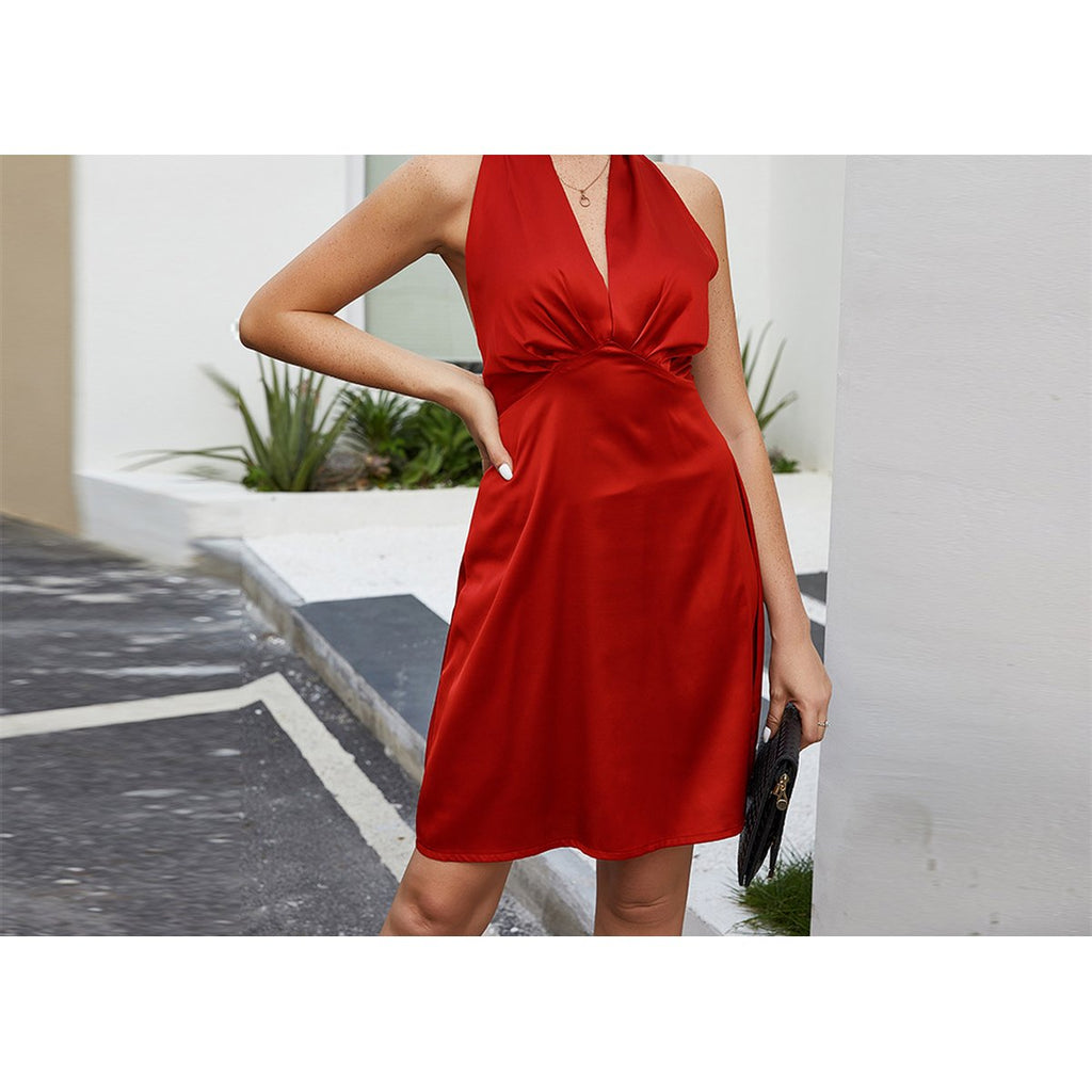 Women's Backless Spring Dress