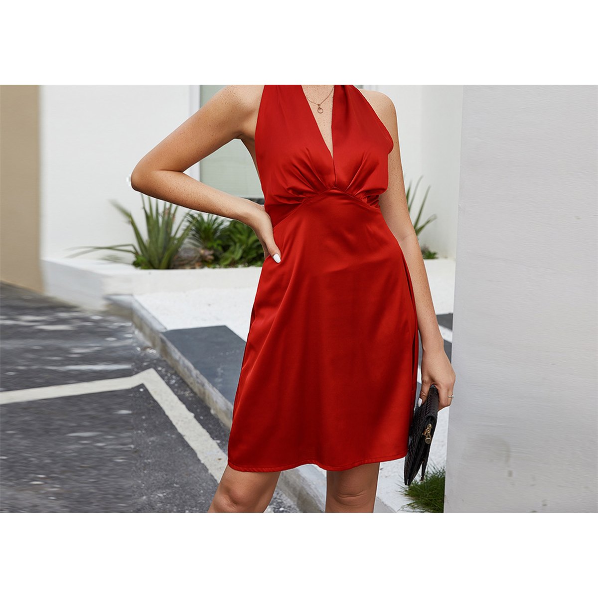 Women's Backless Spring Dress
