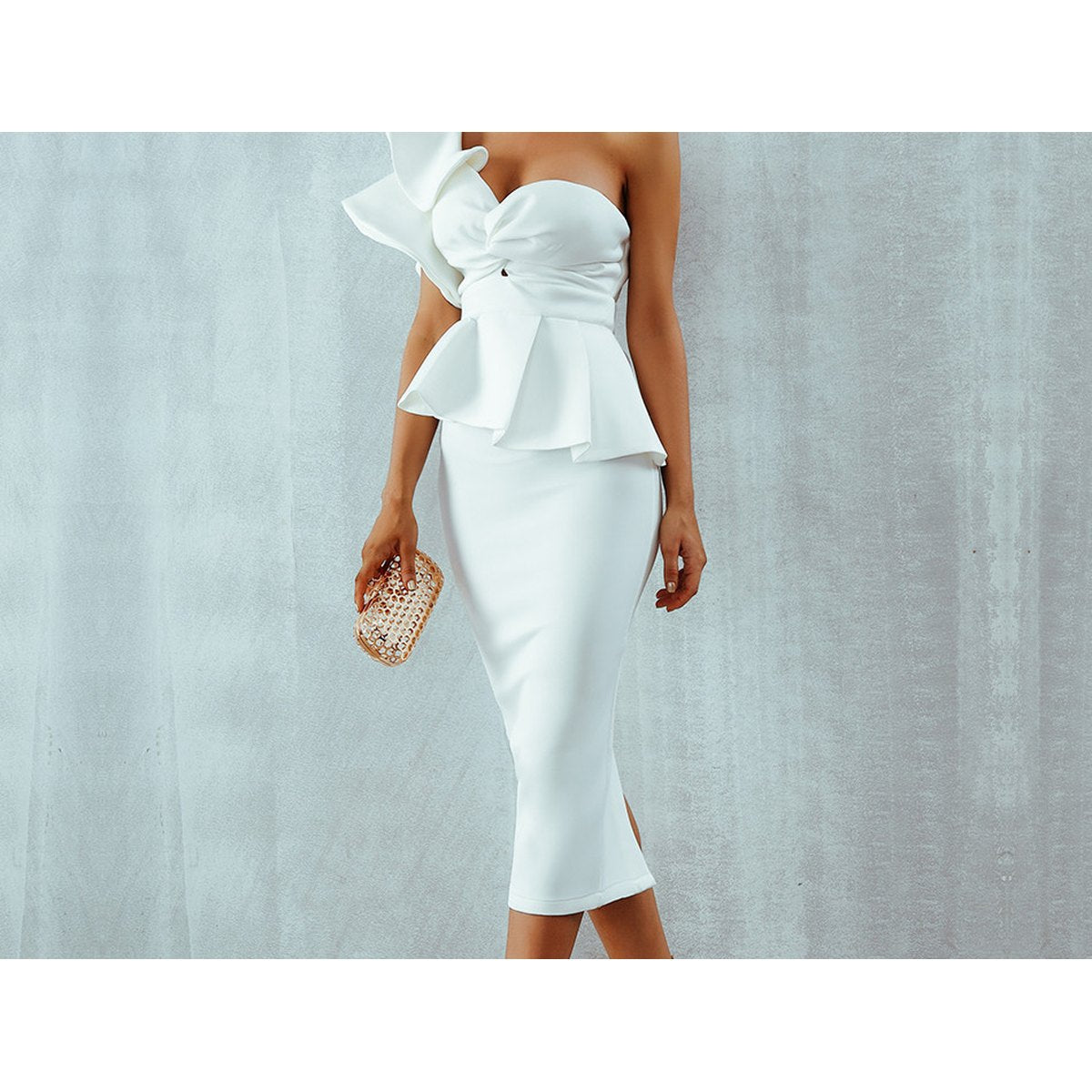 Women's Bandage Dress Rayon Evening Party Bodycon Sets