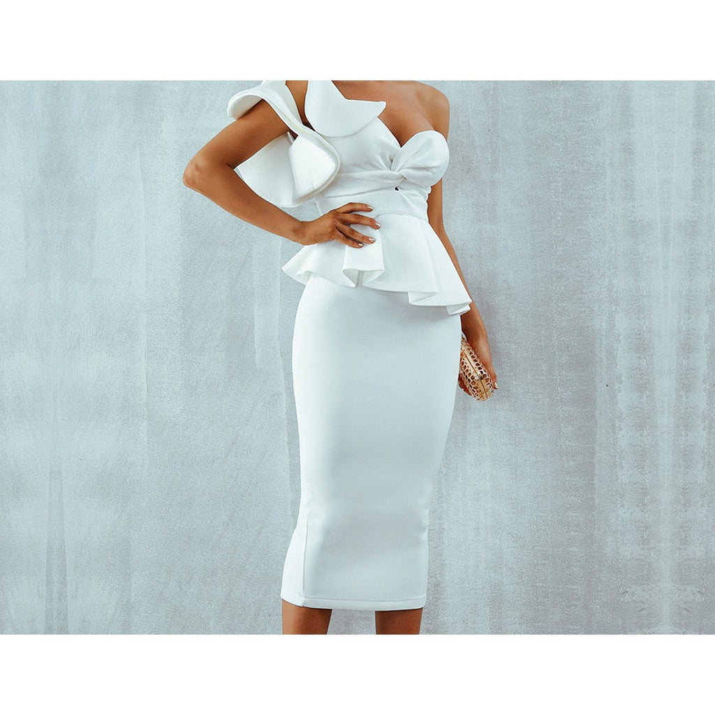 Women's Bandage Dress Rayon Evening Party Bodycon Sets
