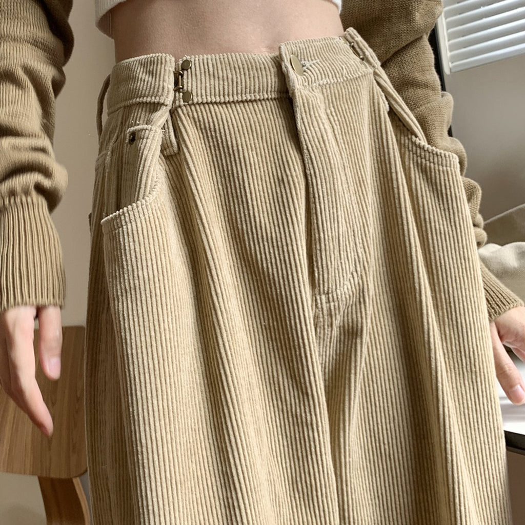 Women's Chenille Corduroy Wide Leg Pants