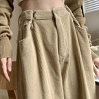 Women's Chenille Corduroy Wide Leg Pants