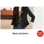 Women's Coffee Colored Short Blazer