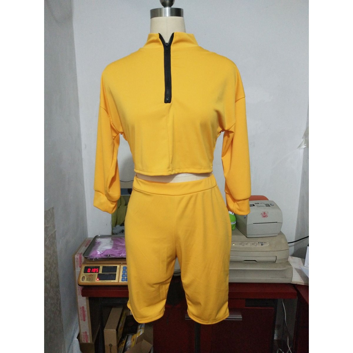 Women's Crop Hoodie Tracksuit