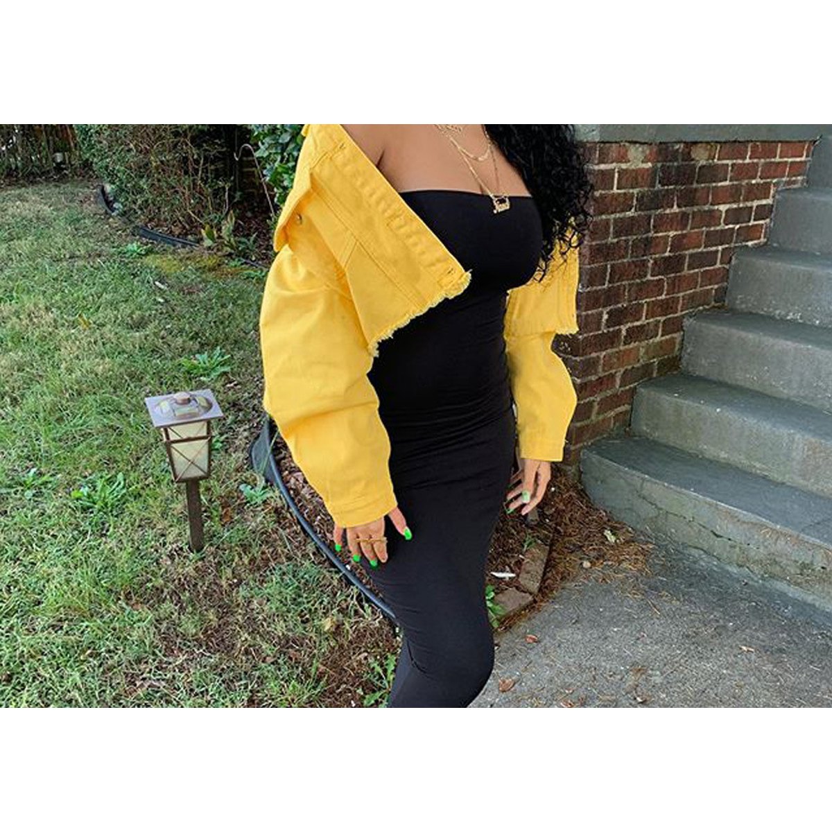 Women's Cropped Denim Jacket