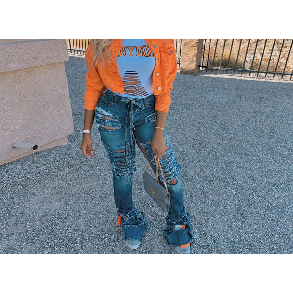 Women's Cropped Denim Jacket