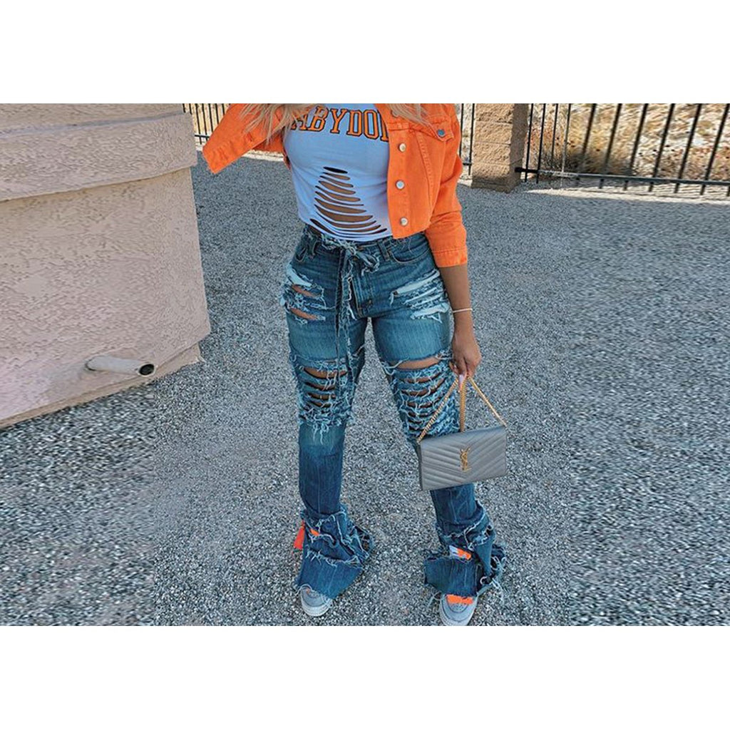 Women's Cropped Denim Jacket