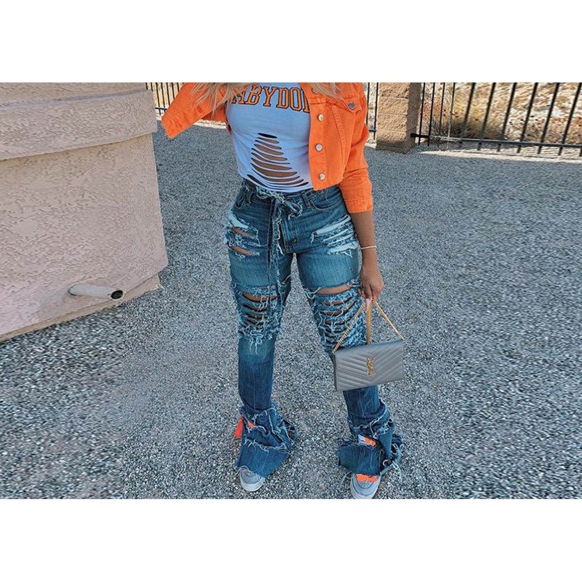 Women's Cropped Denim Jacket