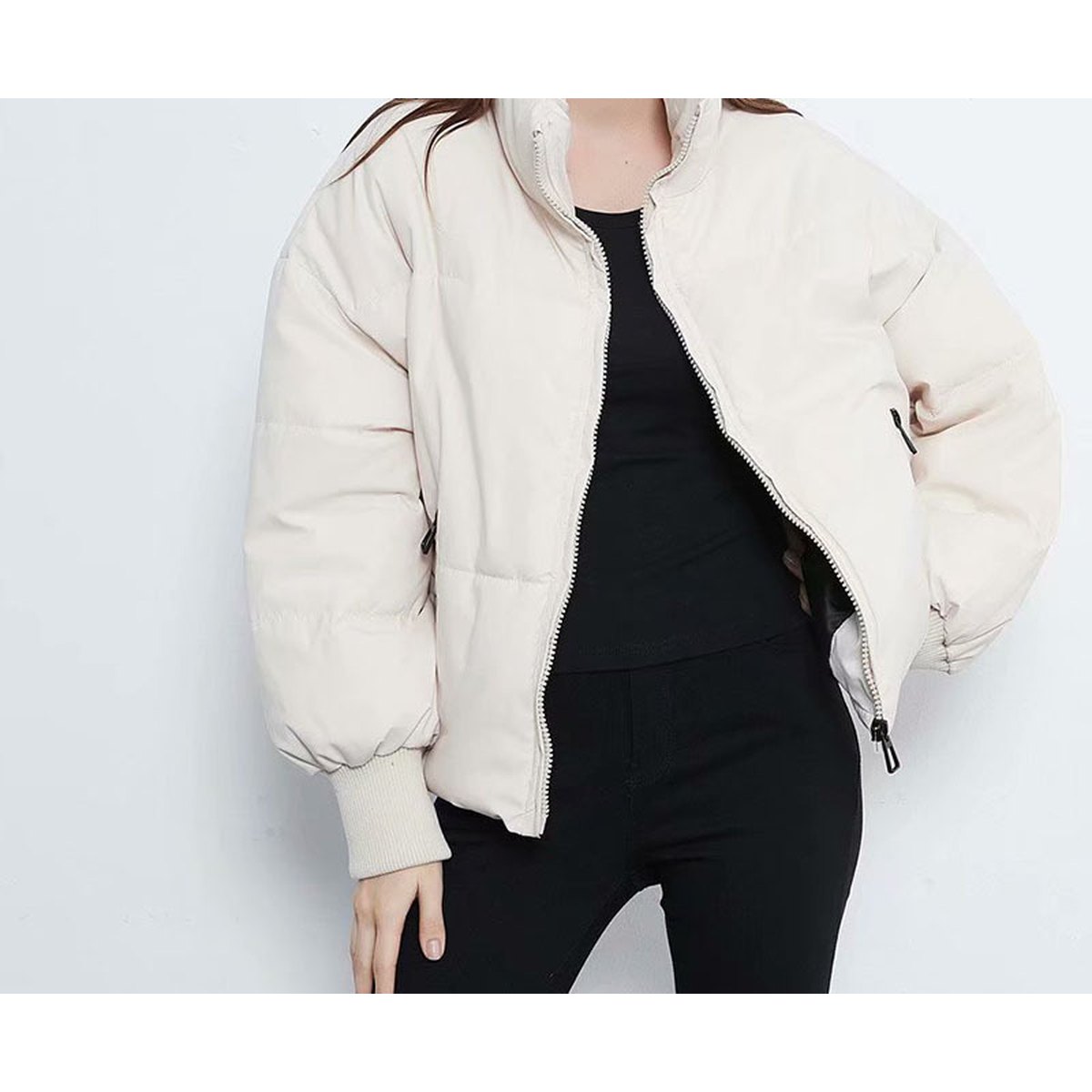 Women's Cropped Puffer Jacket