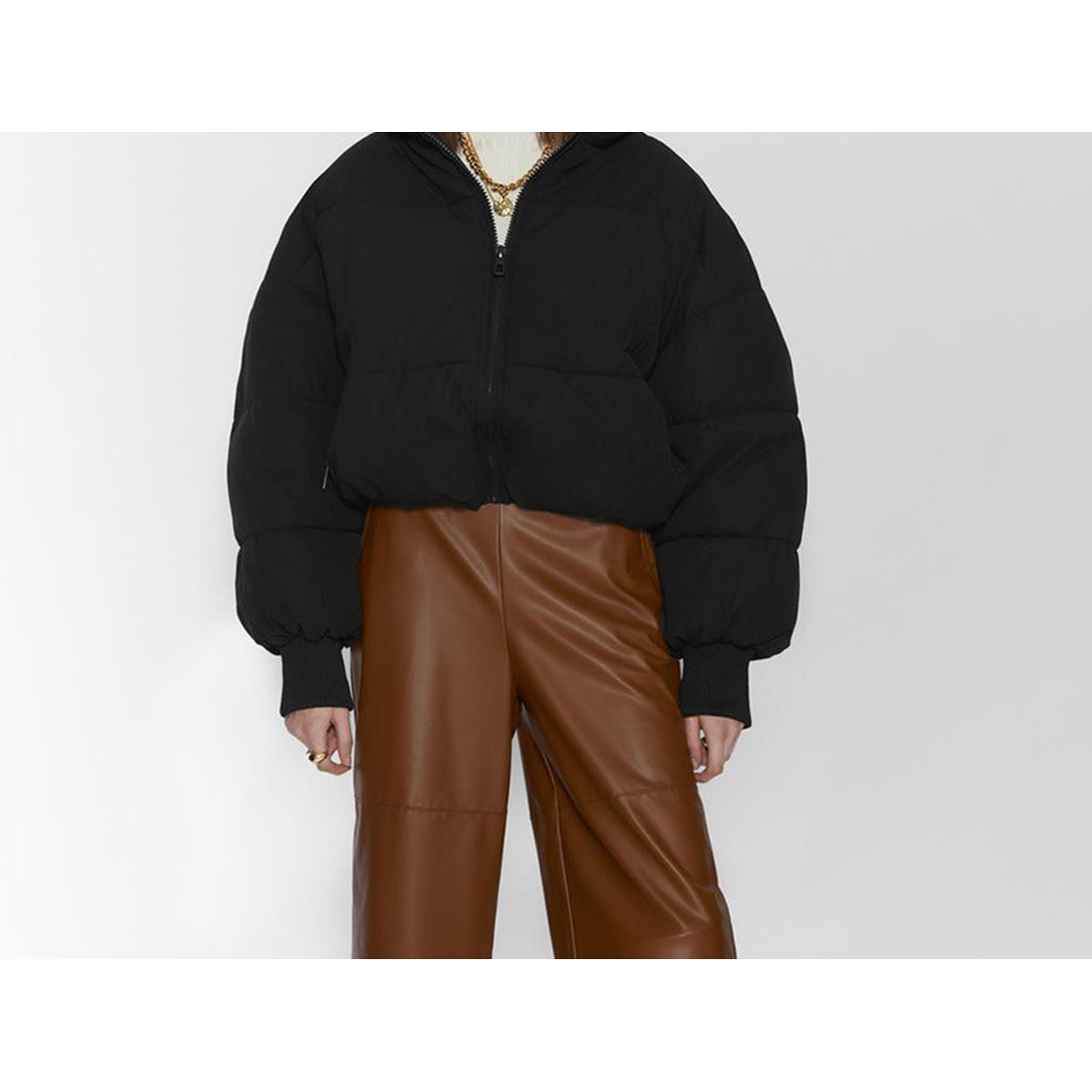 Women's Cropped Puffer Jacket