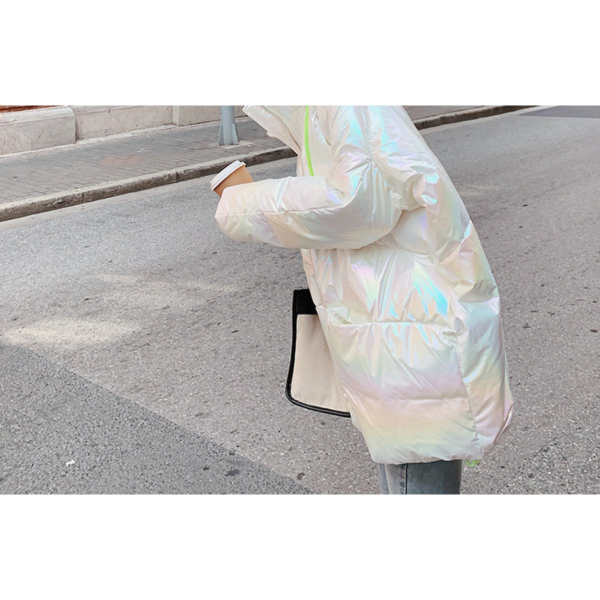 Women's Disposable Colorful Cotton Coat