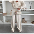 Women's Elastic Trousers Two-piece Set